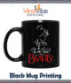 Black Mug Printing